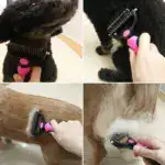 Pet Grooming Brush – Double Sided Shedding And Dematting Undercoat Rake Comb - Image 9