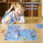 Christmas Gift_Children's Educational Puzzle Track Car Play Set
