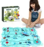 Christmas Gift_Children's Educational Puzzle Track Car Play Set - Image 7
