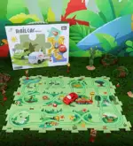 Christmas Gift_Children's Educational Puzzle Track Car Play Set - Image 9